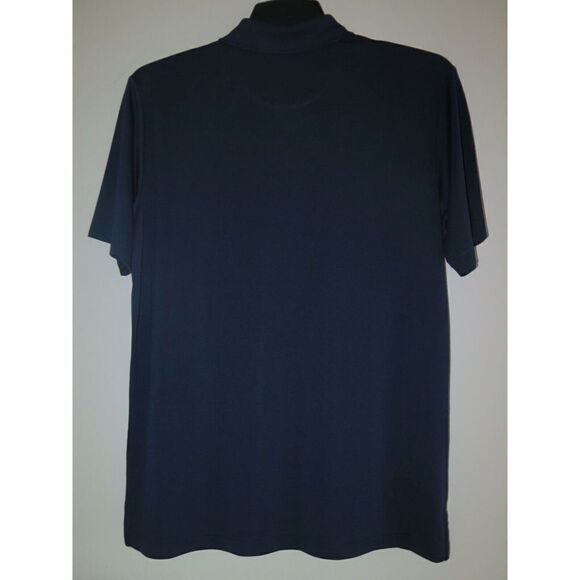Jack Nicklaus JNKF6034OF 459 Men's Sz M Navy Blue Moisture Wicking Golf Polo - Picture 4 of 5